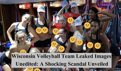 wisconsin volleyball team uncencored|Wisconsin volleyball players private photos, video shared online